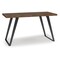 Simpli Home Lowry Solid Acacia Wood Modern Industrial 54" WideFlat Top Desk